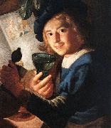 HONTHORST, Gerrit van Young Drinker  sr oil painting artist